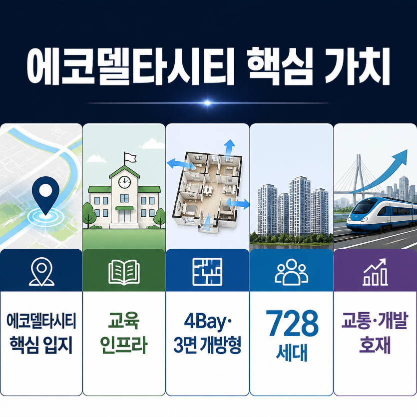 에코델타시티 핵심 입지와 분양정보 한눈에 정리