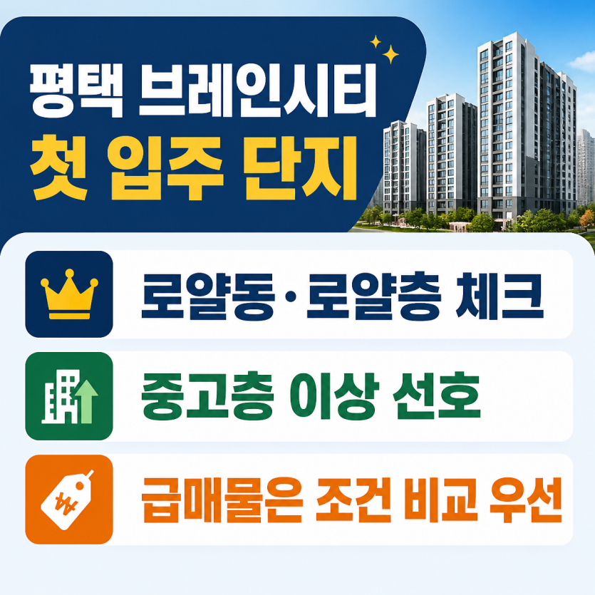 브레인시티 첫 입주 핵심 입지와 매물 포인트