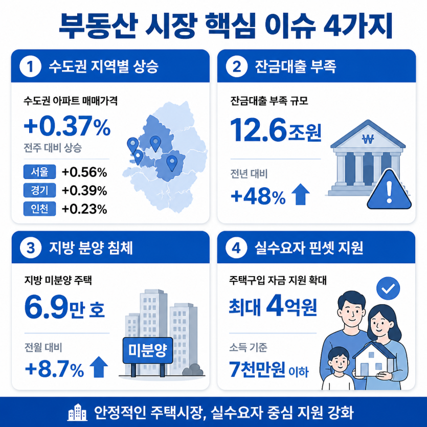 대출 규제와 분양시장 핵심 동향 정리