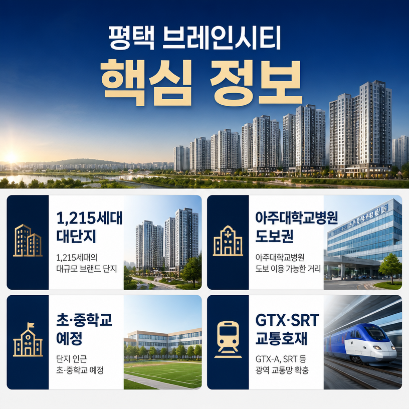 평택 브레인시티 미래가치 핵심정리