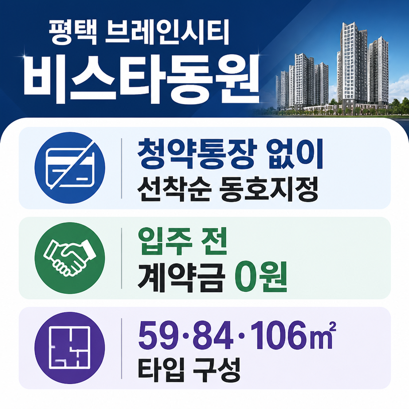 평택 브레인시티 계약혜택 핵심정리