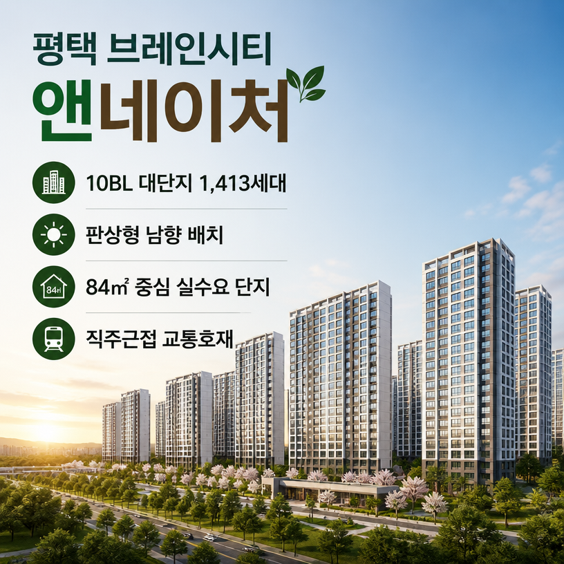 평택 브레인시티 핵심 입지와 분양정보 정리