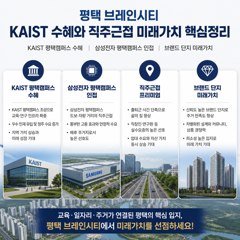 KAIST 수혜와 직주근접 미래가치 핵심정리
