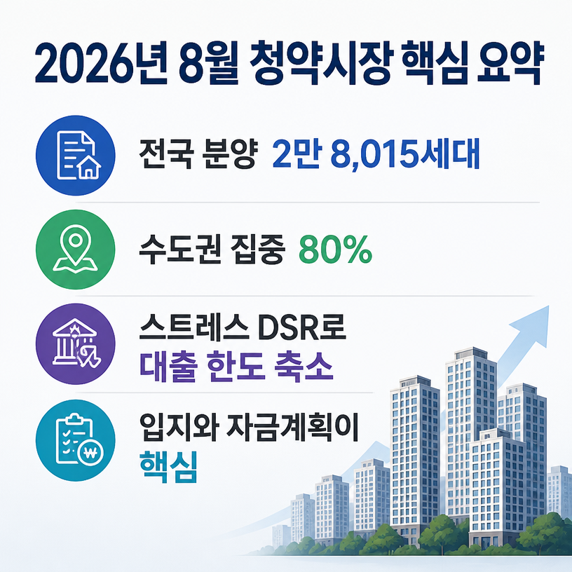 수도권 청약 쏠림과 대출규제 핵심정리