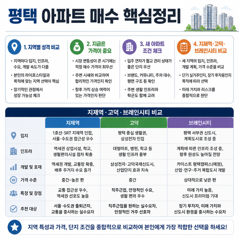 평택 아파트 매수 타이밍과 가격 비교 핵심정리