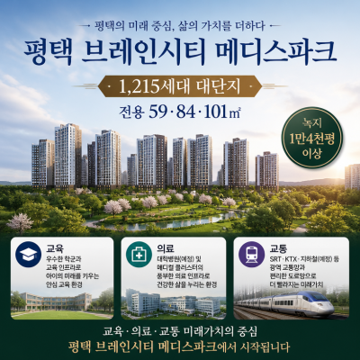 평택 브레인시티 핵심분양조건 한눈에 정리