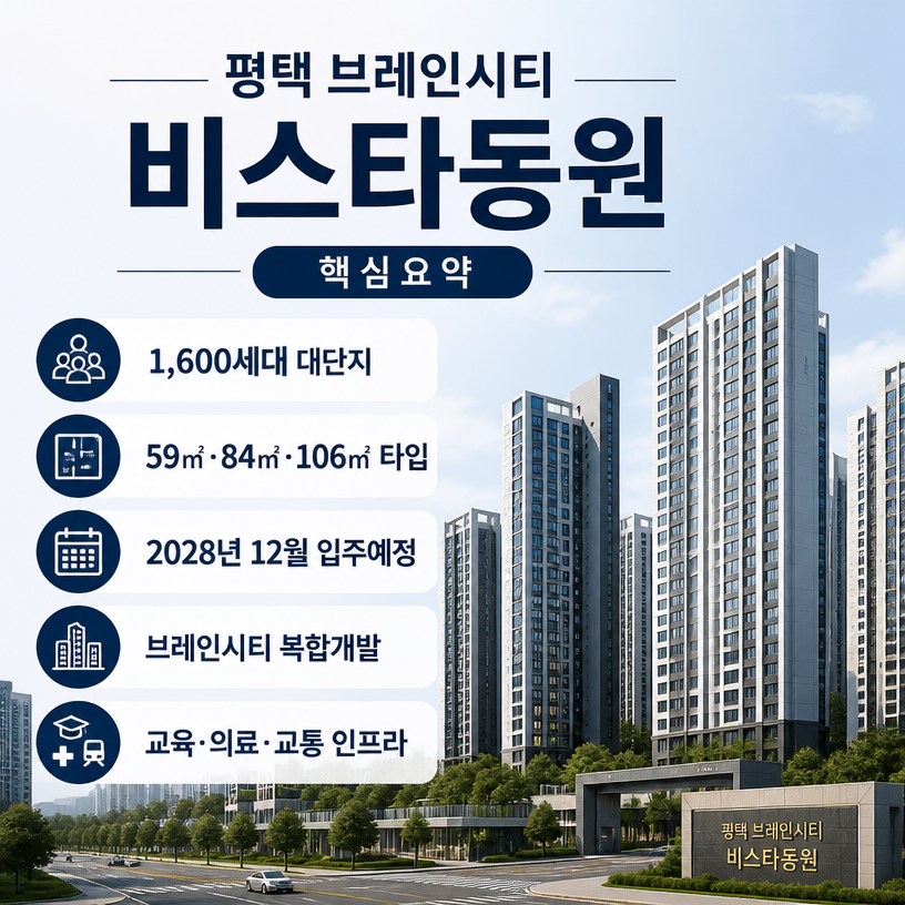 평택 브레인시티 핵심 입지와 분양포인트 정리